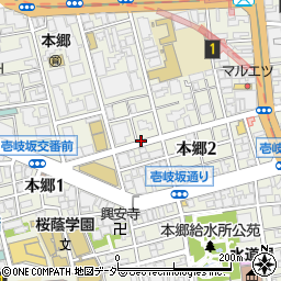 東洋学園大学前パーキングメーター周辺の地図