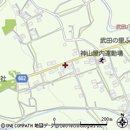 山梨県韮崎市神山町北宮地1075周辺の地図