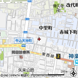 東京都新宿区天神町34周辺の地図