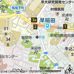 東京都新宿区喜久井町56周辺の地図