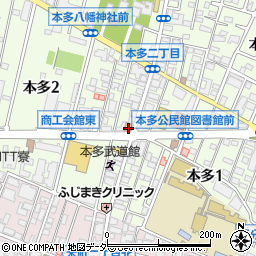 すき家国分寺本多店周辺の地図