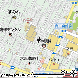 多奈加亭 吉祥寺店本店周辺の地図