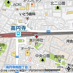 居酒屋 ゆうじ 高円寺周辺の地図