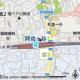 東京都杉並区阿佐谷北2丁目1-10周辺の地図