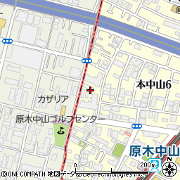 千葉県船橋市本中山6丁目14周辺の地図