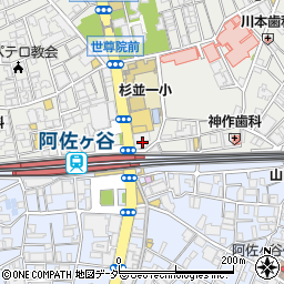 三菱ＵＦＪ銀行阿佐ケ谷駅前支店周辺の地図
