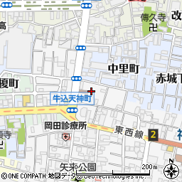 東京都新宿区天神町36周辺の地図