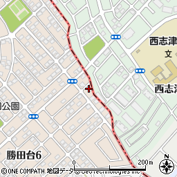 シャイニング勝田台周辺の地図
