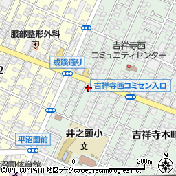 カワサキ　プラザ吉祥寺周辺の地図
