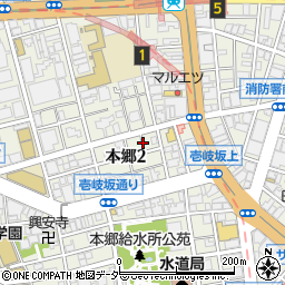 東京都文京区本郷2丁目24周辺の地図