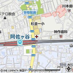 三菱ＵＦＪ銀行阿佐ヶ谷支店周辺の地図