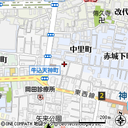 東京都新宿区天神町35周辺の地図
