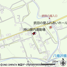 韮崎市営神山屋内運動場周辺の地図
