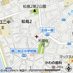 東京都江戸川区松島2丁目18-5周辺の地図