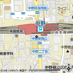 湘南皮膚科クリニック中野駅前院周辺の地図