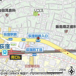 荻窪野田歯科医院周辺の地図