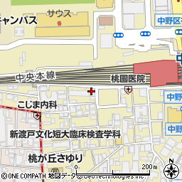 まいばすけっと中野駅西店周辺の地図