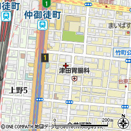 有限会社高野澤彫金工芸周辺の地図