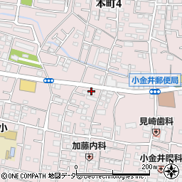 小金井市社会福祉協議会　小金井ボランティア・市民活動センター周辺の地図