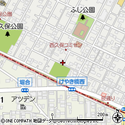 ＳＡＮパークＥＣＯ武蔵野西久保１駐車場周辺の地図