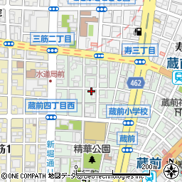 ＰＥＮ台東区蔵前４丁目パーキング周辺の地図