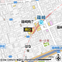 サミットストア篠崎ツインプレイス店周辺の地図