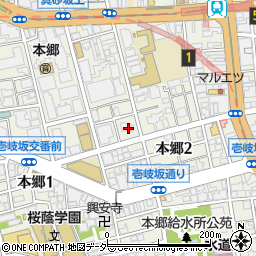 東京都文京区本郷2丁目31周辺の地図