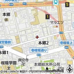 東京都文京区本郷2丁目30-9周辺の地図