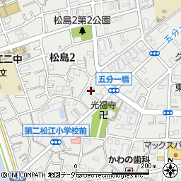 東京都江戸川区松島2丁目18-6周辺の地図