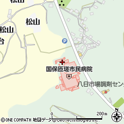 千葉県匝瑳市八日市場イ1307周辺の地図