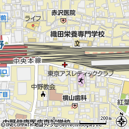 東京都中野区中野2丁目11-4周辺の地図
