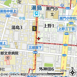 アイラブケア上野ステーション周辺の地図