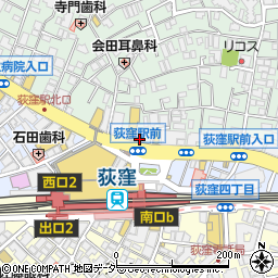 サブウェイ荻窪ファミリーマート店周辺の地図