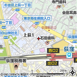 時計の病院荻窪店周辺の地図
