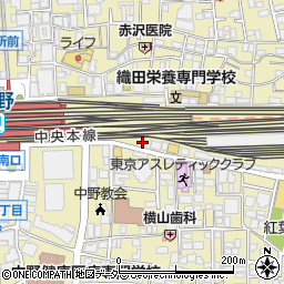 東京都中野区中野2丁目11-5周辺の地図