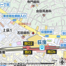 ドトールコーヒーショップ荻窪北口大通り店周辺の地図