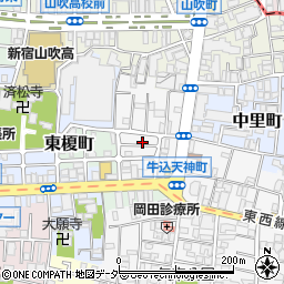 東京都新宿区天神町66周辺の地図