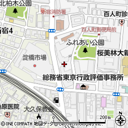 東京都新宿区百人町3丁目31周辺の地図