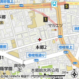 株式会社読売新聞社　販売所文京区湯島販売所周辺の地図
