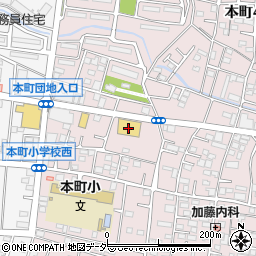Cafe de D daiei 小金井店周辺の地図