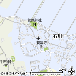 千葉県佐倉市石川周辺の地図