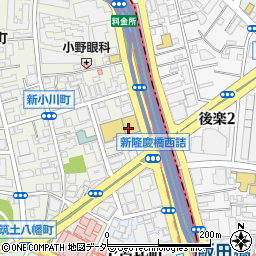東京都新宿区新小川町4周辺の地図