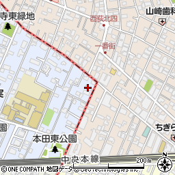 ミモザ吉祥寺東町周辺の地図