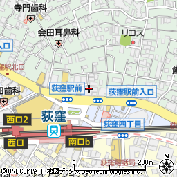 スシロー 荻窪店周辺の地図