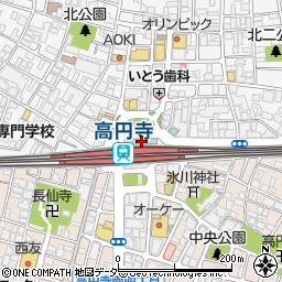 ＪＲ東日本ホテルメッツ高円寺周辺の地図