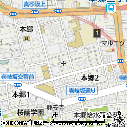 東京都文京区本郷2丁目31-7周辺の地図