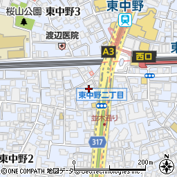 Ｊ＆Ｓ　東中野店周辺の地図
