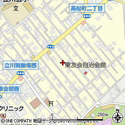 東京都立川市高松町2丁目周辺の地図