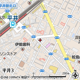 ドコモショップ　平井店周辺の地図