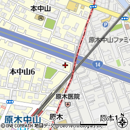 千葉県船橋市本中山6丁目1-23周辺の地図